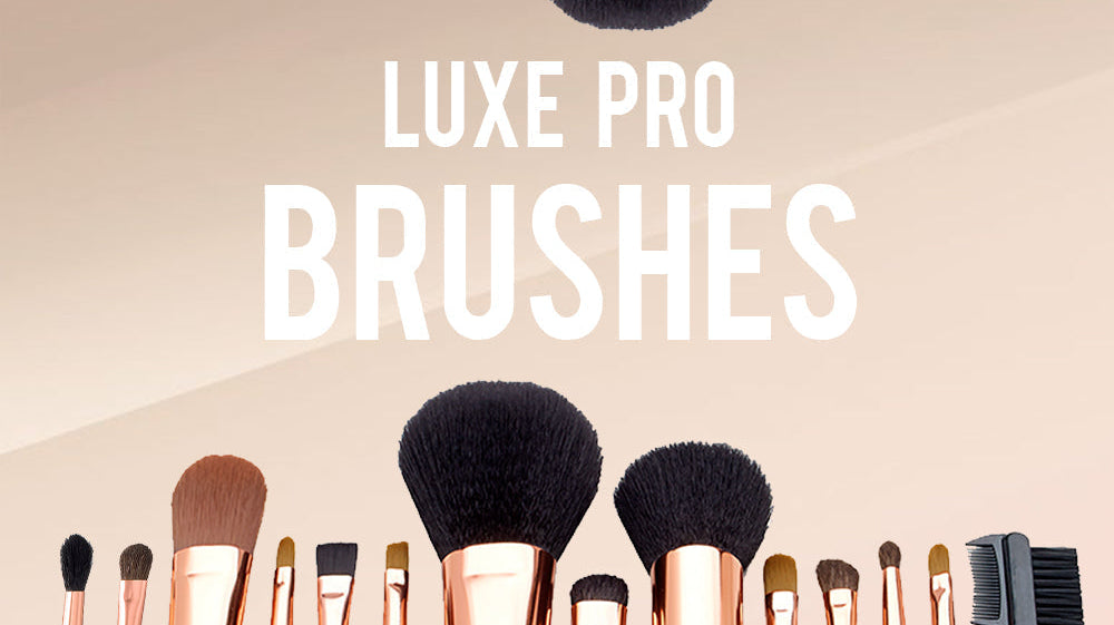 Makeup brushes that help create a smooth, blended, and polished finish