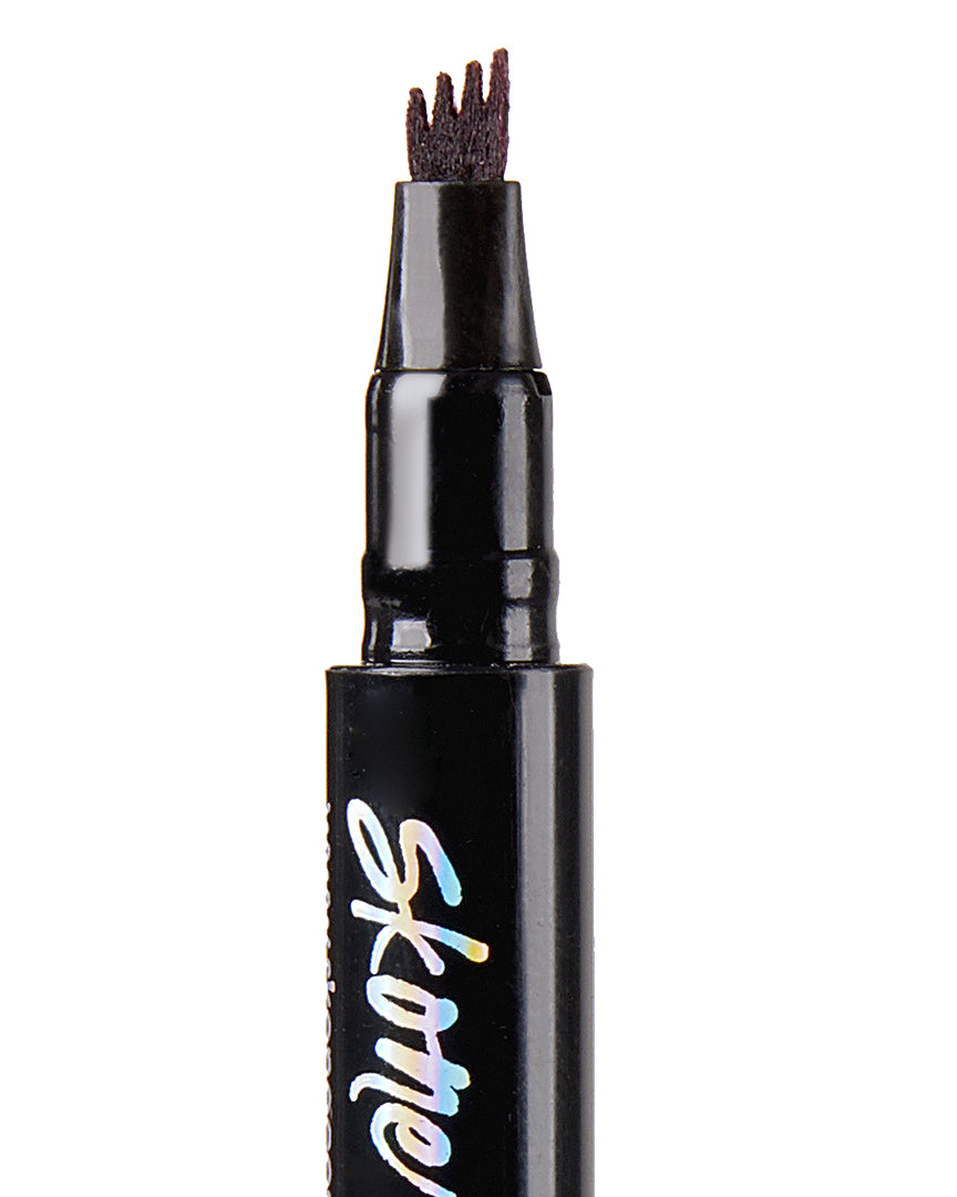 microblading fork head brow brown