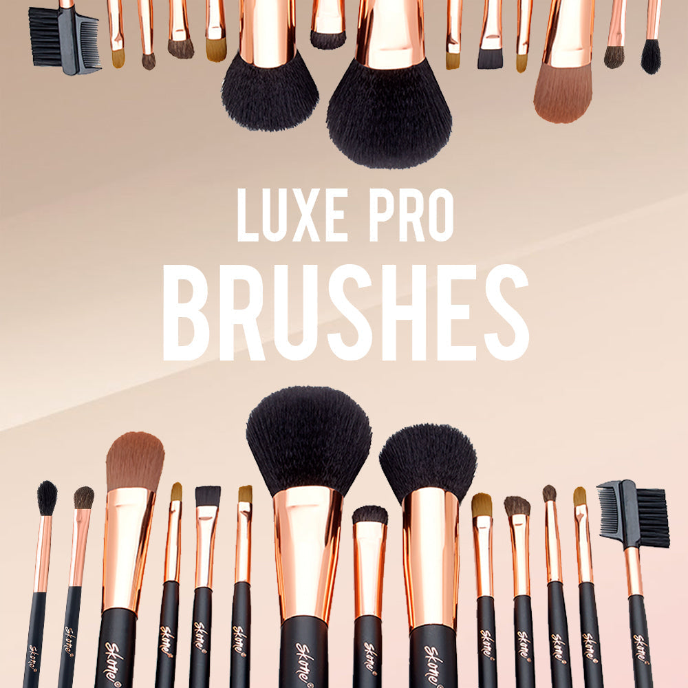Makeup brushes that help create a smooth, blended, and polished finish