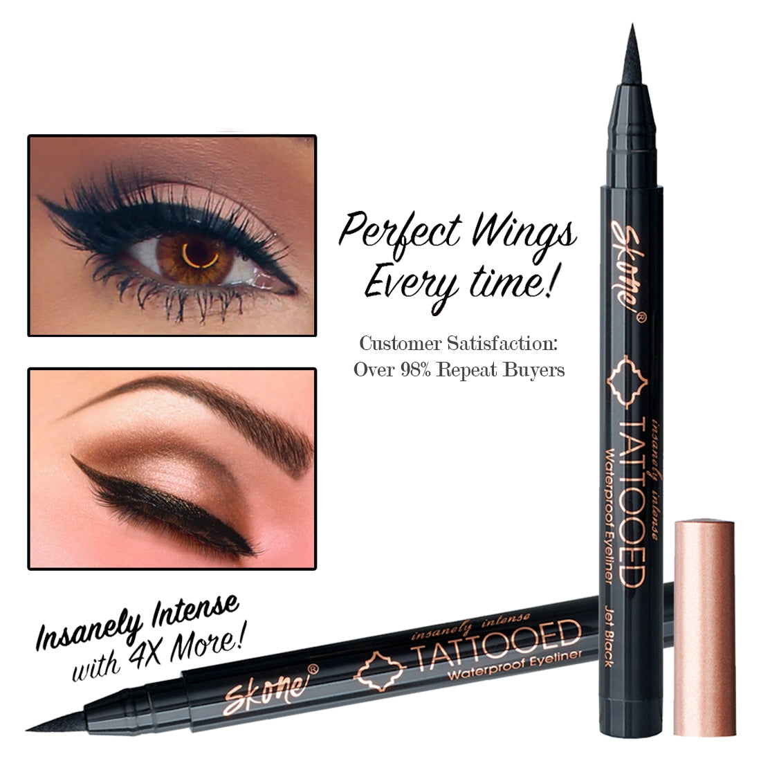 winged eyeliner looks