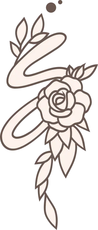 Skone decorative floral artwork