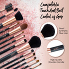 professional makeup brushes brochas de maquillaje