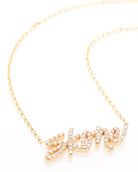 Skone Cosmetics Signature Gold & Diamond Nameplate Necklace