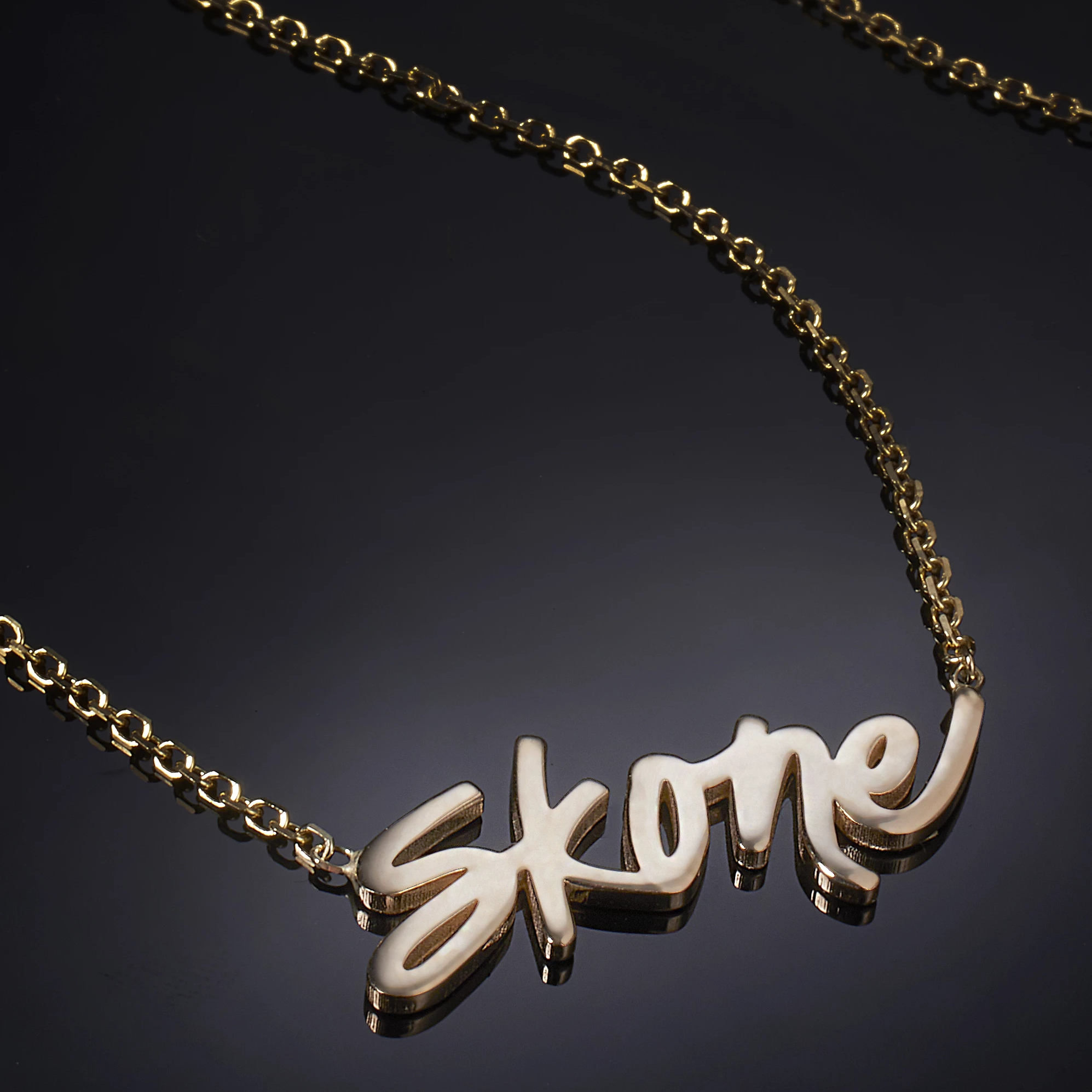 Skone Cosmetics Signature Nameplate Necklace