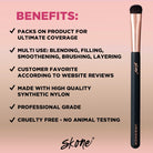 pincel de sombra de ojos grande brushes makeup