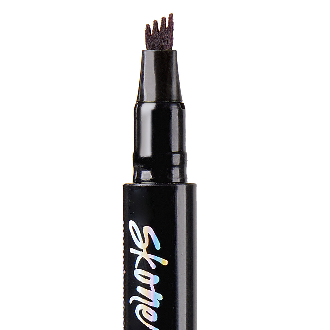 microblading fork head brow brown